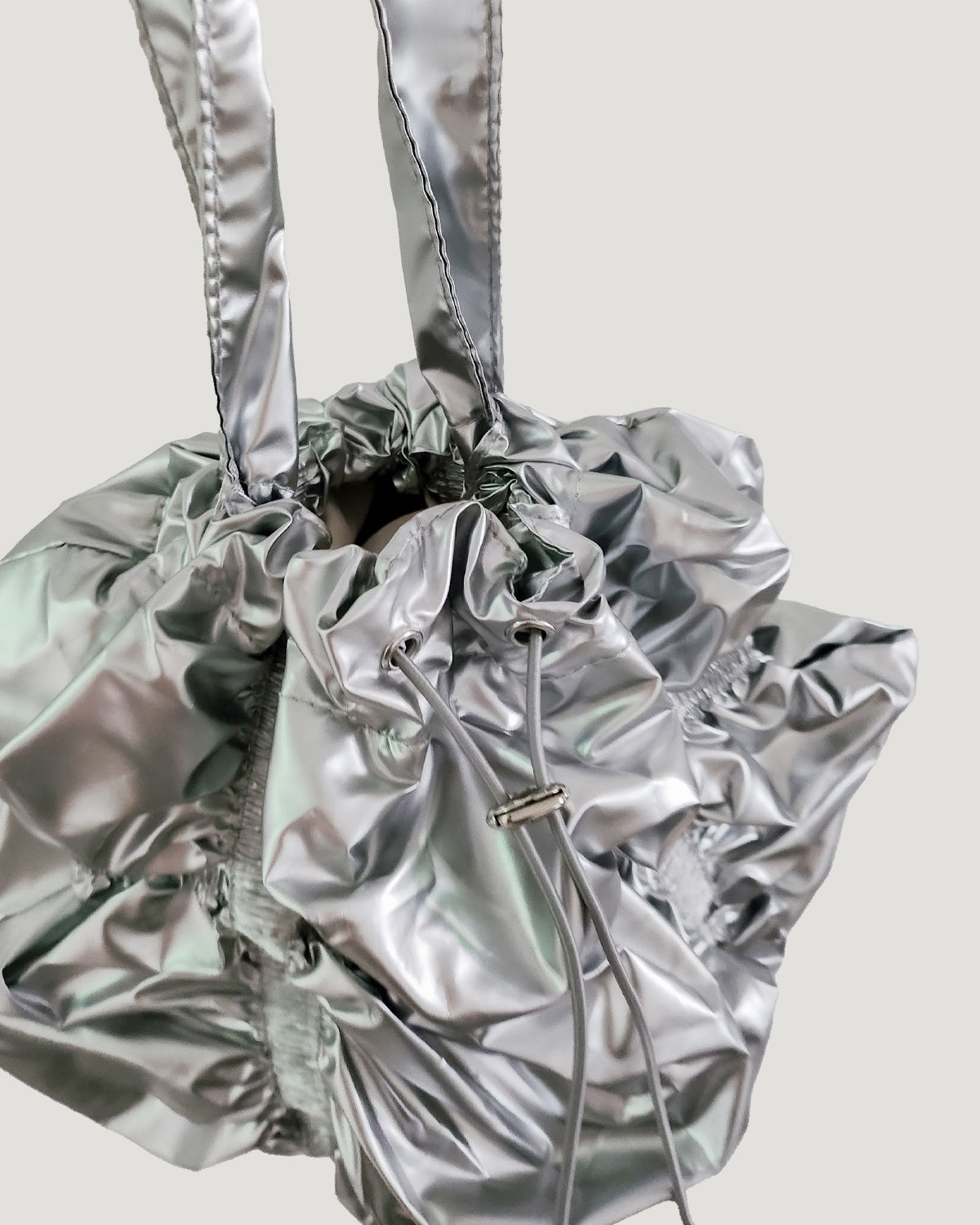 shirring string bag