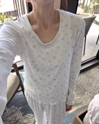 flower long sleeve room wear (2点セット)