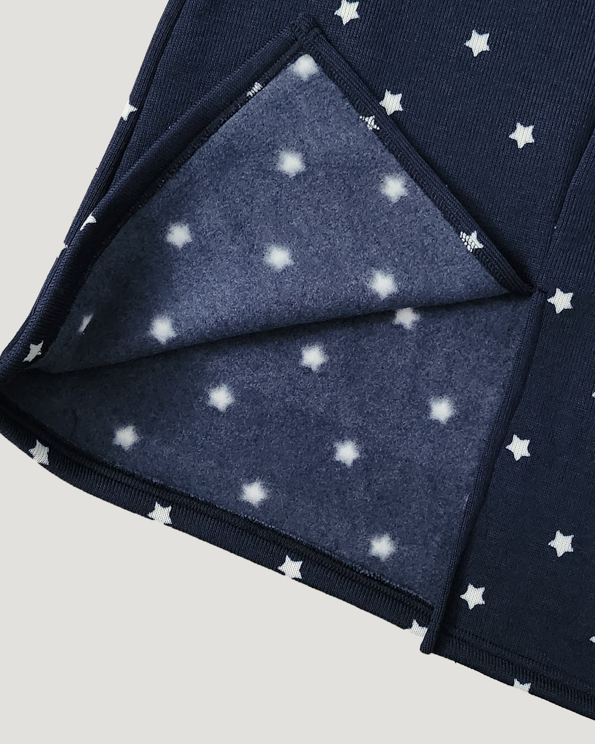 star pattern knit long skirt