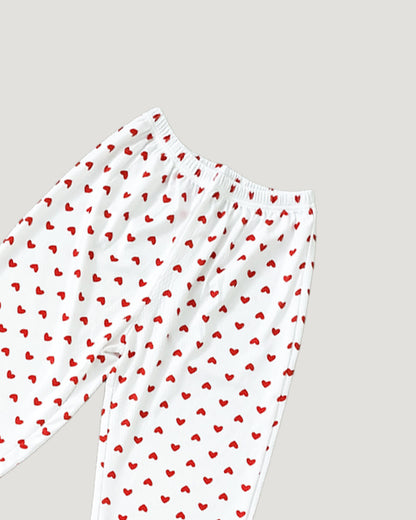 heart pattern pajamas (2点セット)