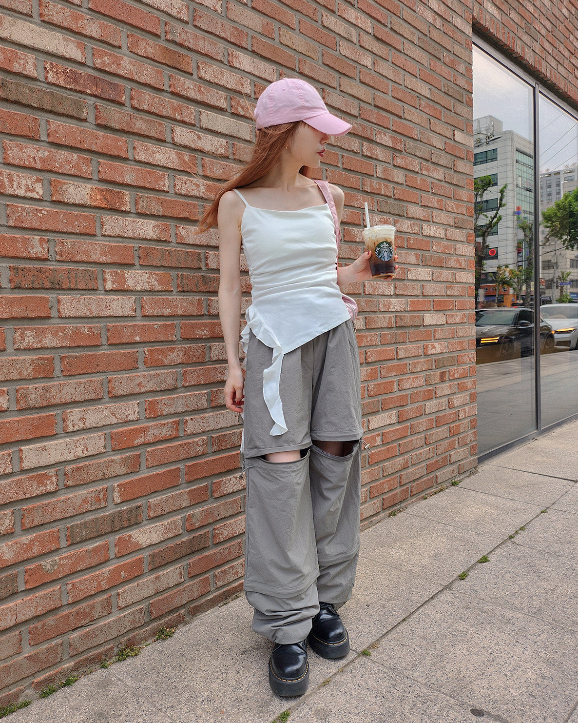 ruffle asymmetry camisole