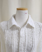 crochet like lace shirt