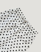 polka dot hem frill skirt