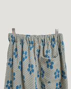 flower jacquard pants