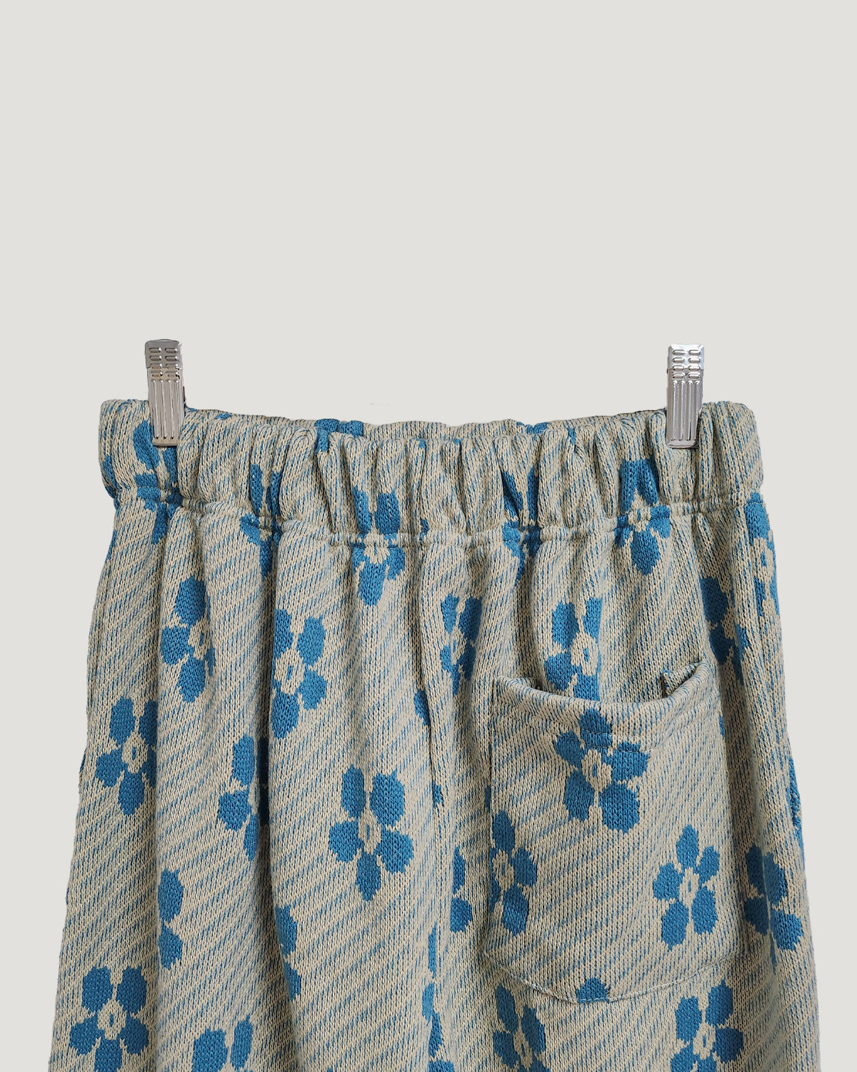 flower jacquard pants
