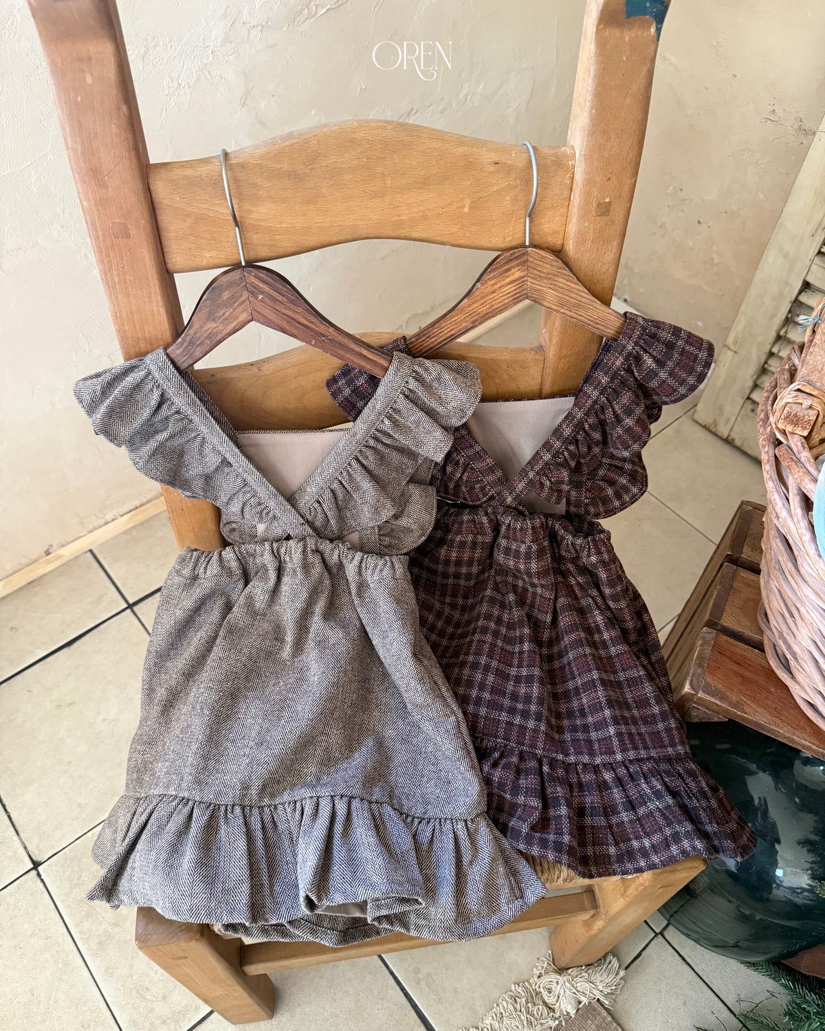 【OREN】solen suspender dress