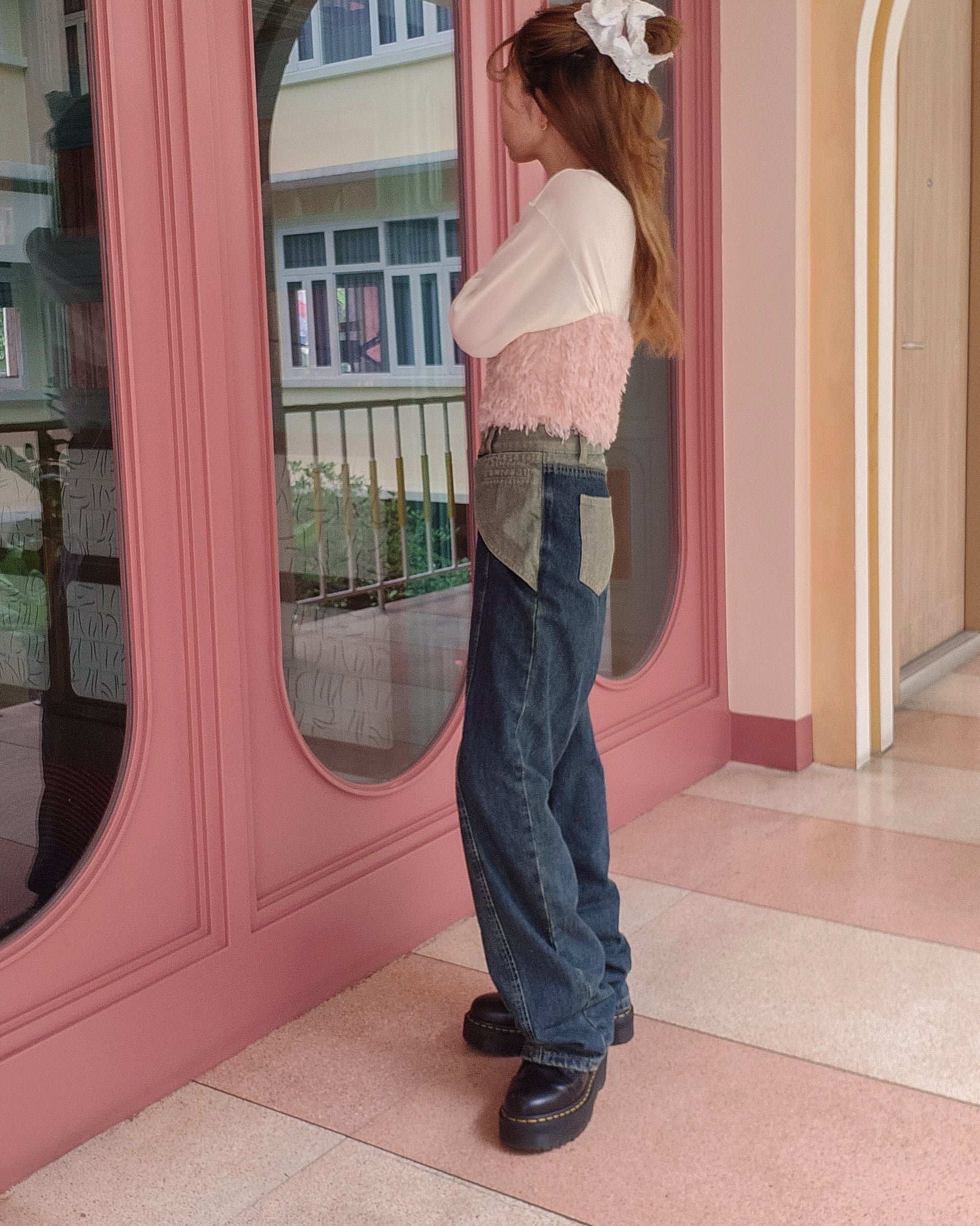 shaggy bustier