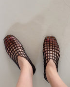 jelly flat shoes