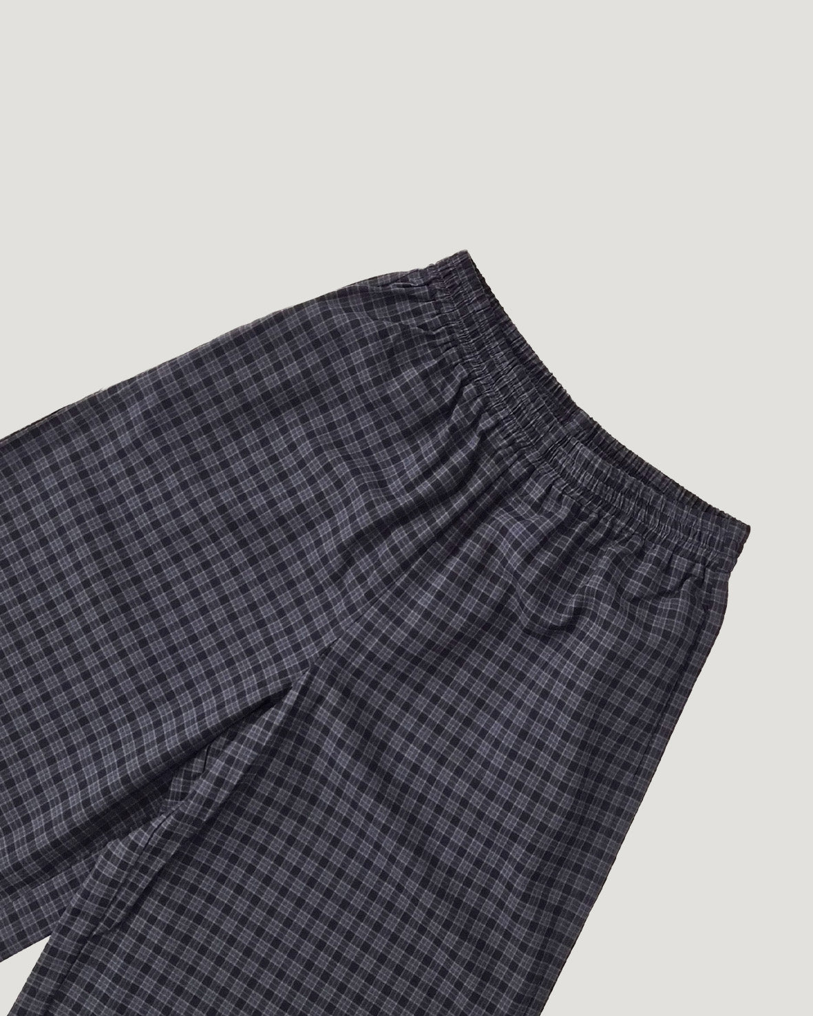 check skirt layered pants
