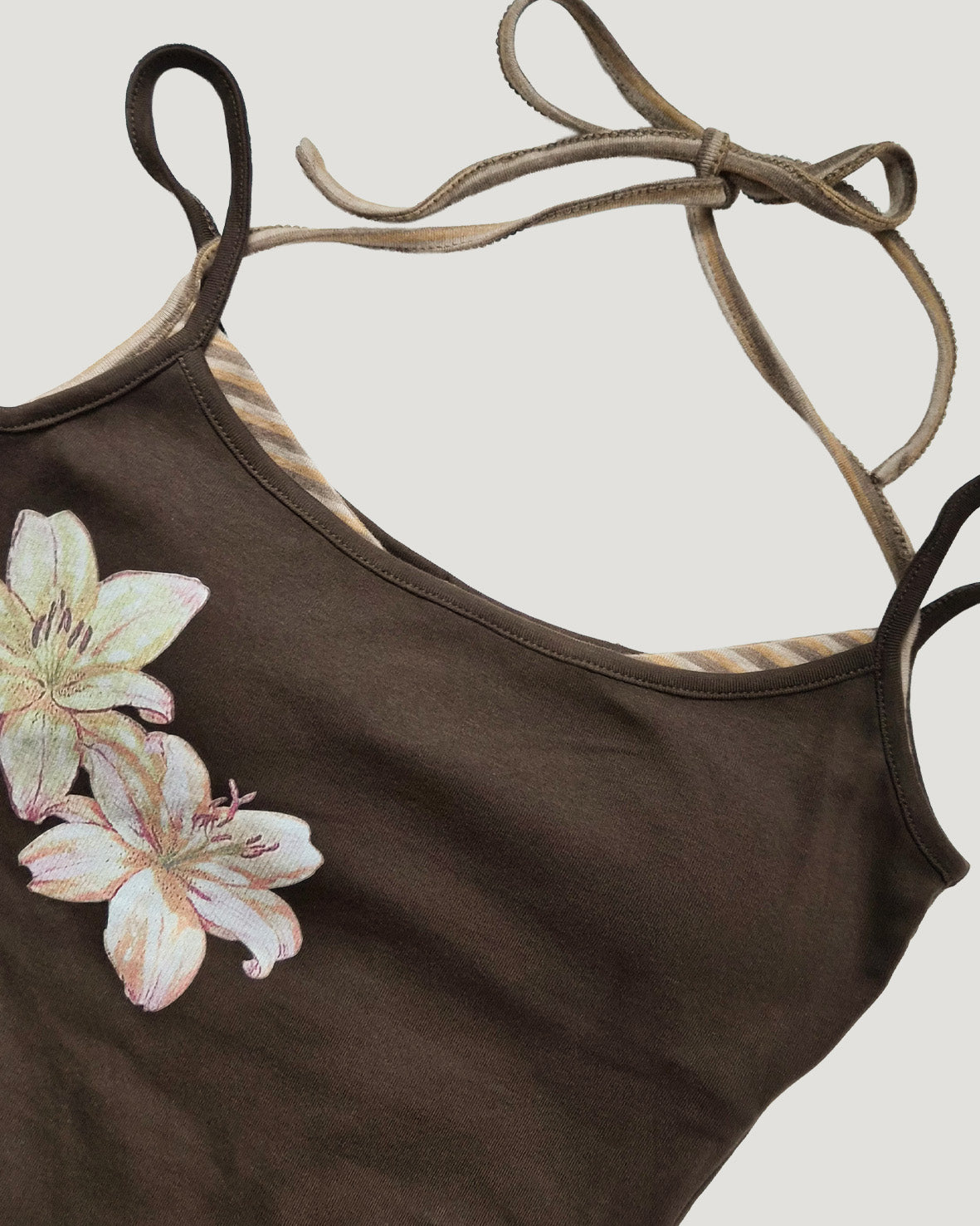 plumeria flower camisole