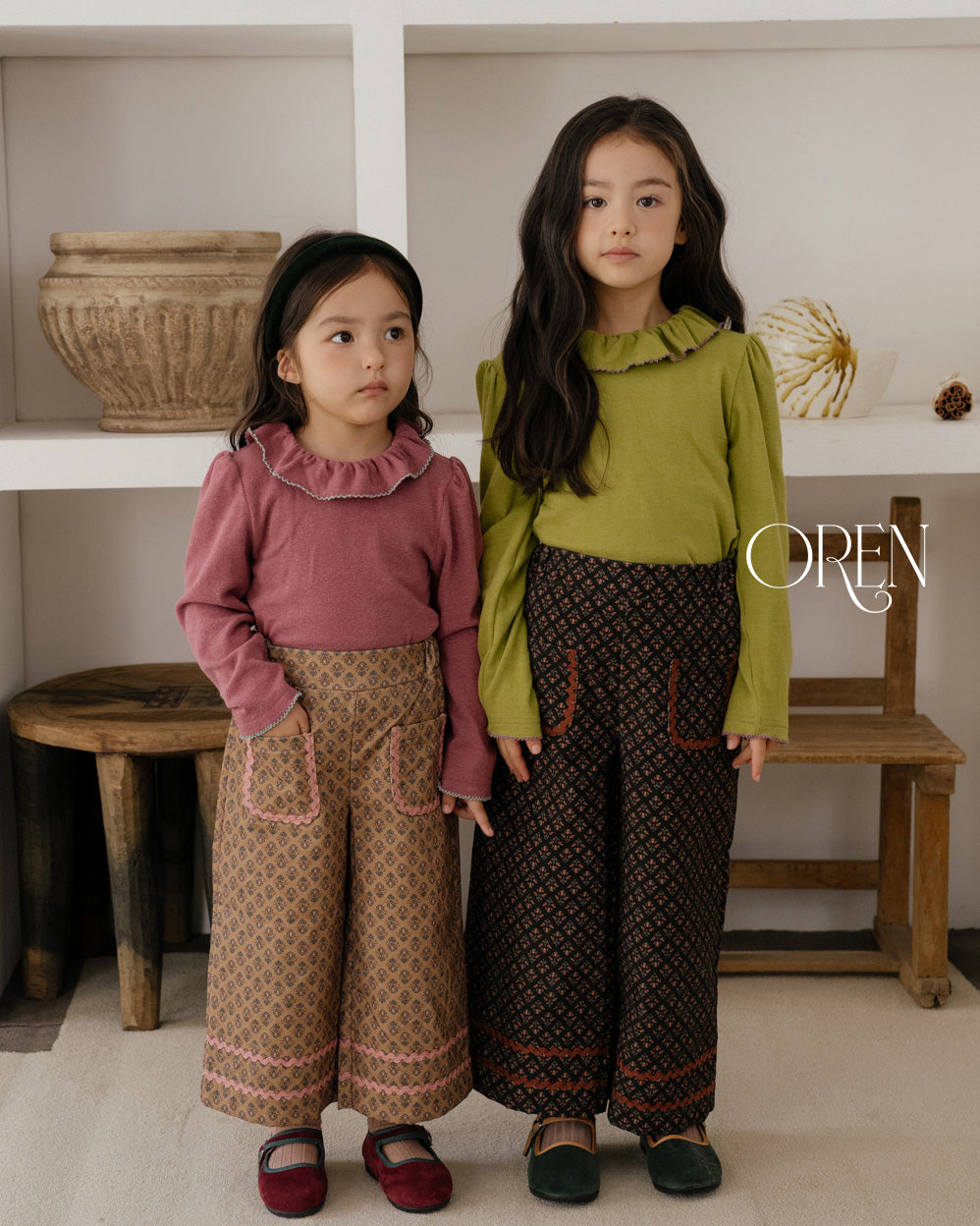 【OREN】mareu jabara padded pants(1oz)