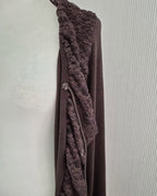 frill lace flare cardigan