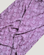 vintage like rose pattern long skirt