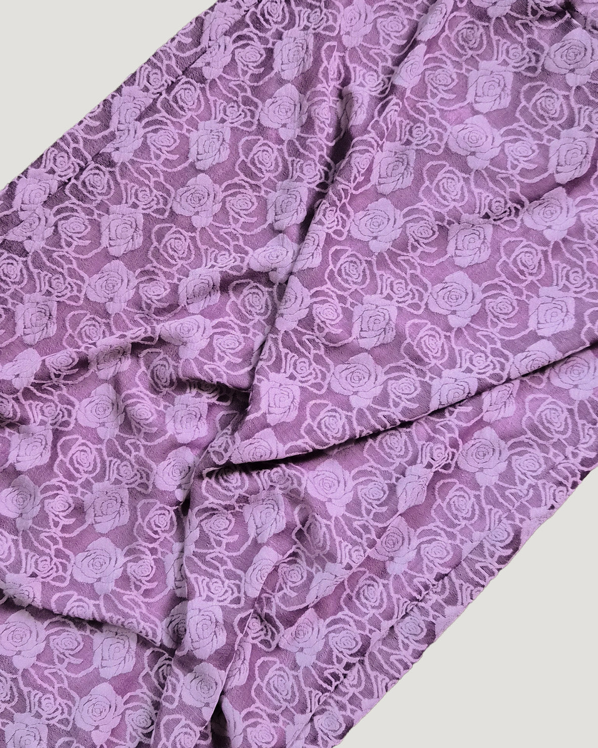 vintage like rose pattern long skirt