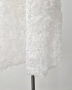 rose motif volume tunic