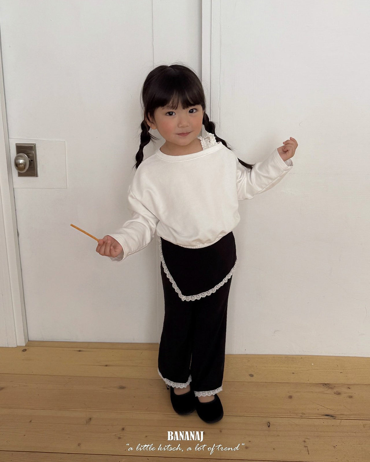 【BANANAJ】jardin skirt pants