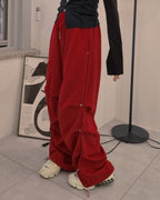 shirring light sweat pants