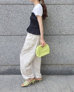 shirring bustier