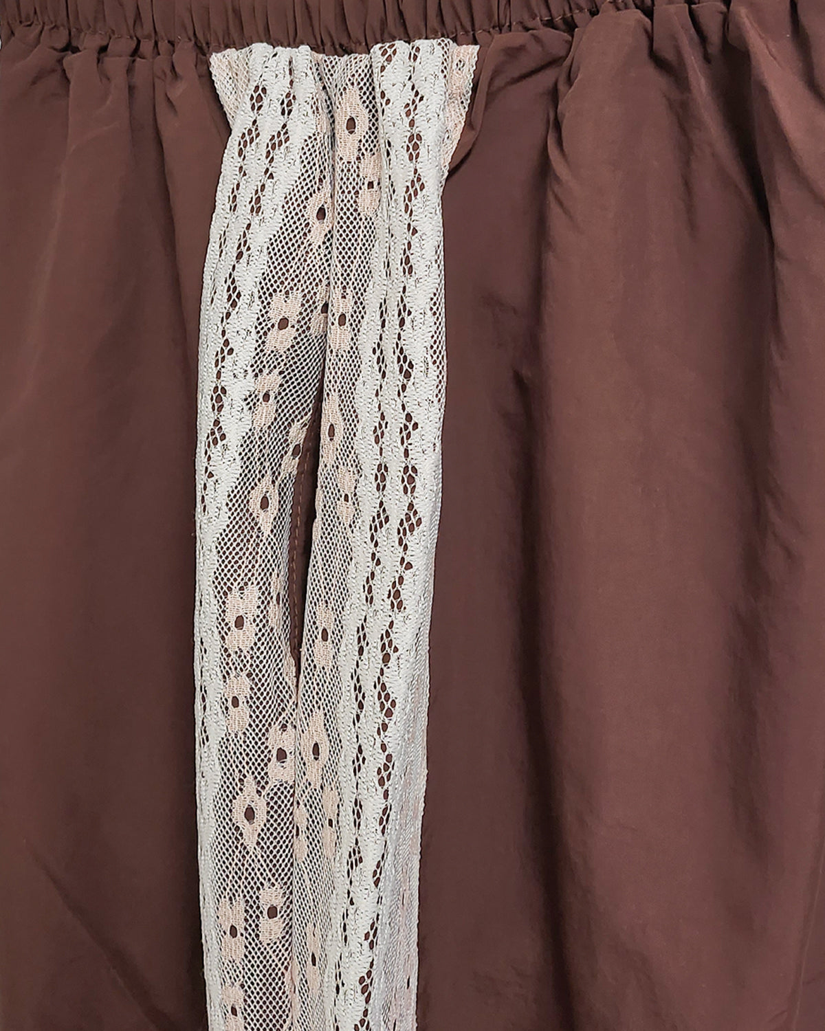 lace line nylon pants