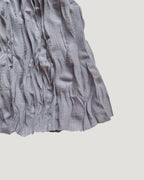 shirring popcorn skirt