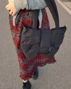 big ribbon padding bag