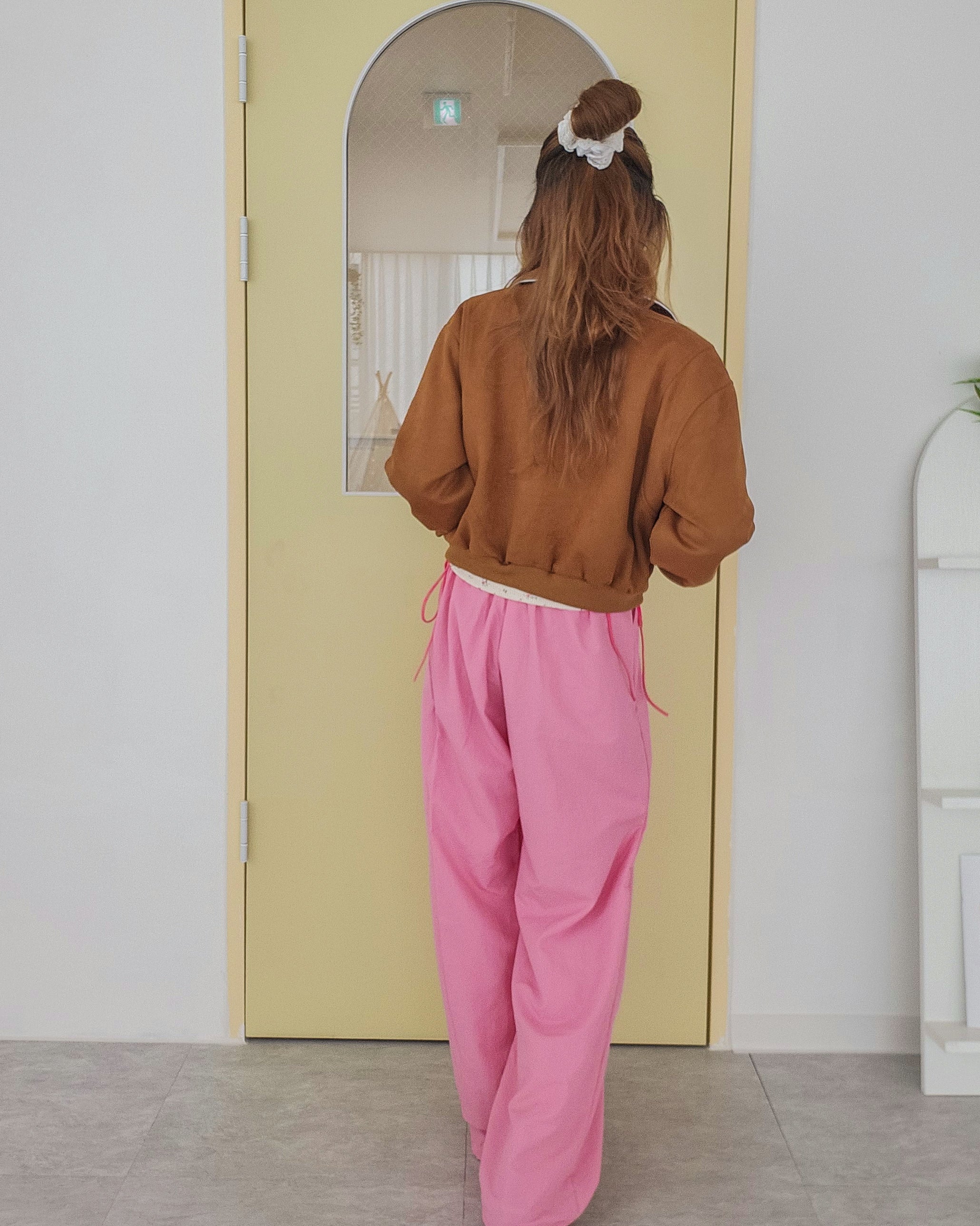 faux suede blouson