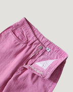 pigment color straight wide cotton pants