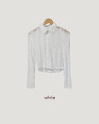 crochet like lace shirt