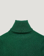 glitter turtleneck rib knit