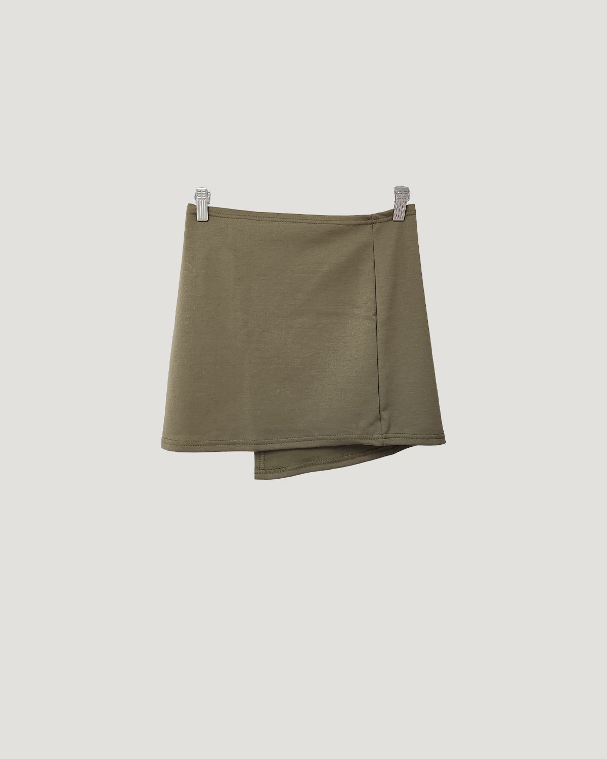 shirring skirt layered flare leggings