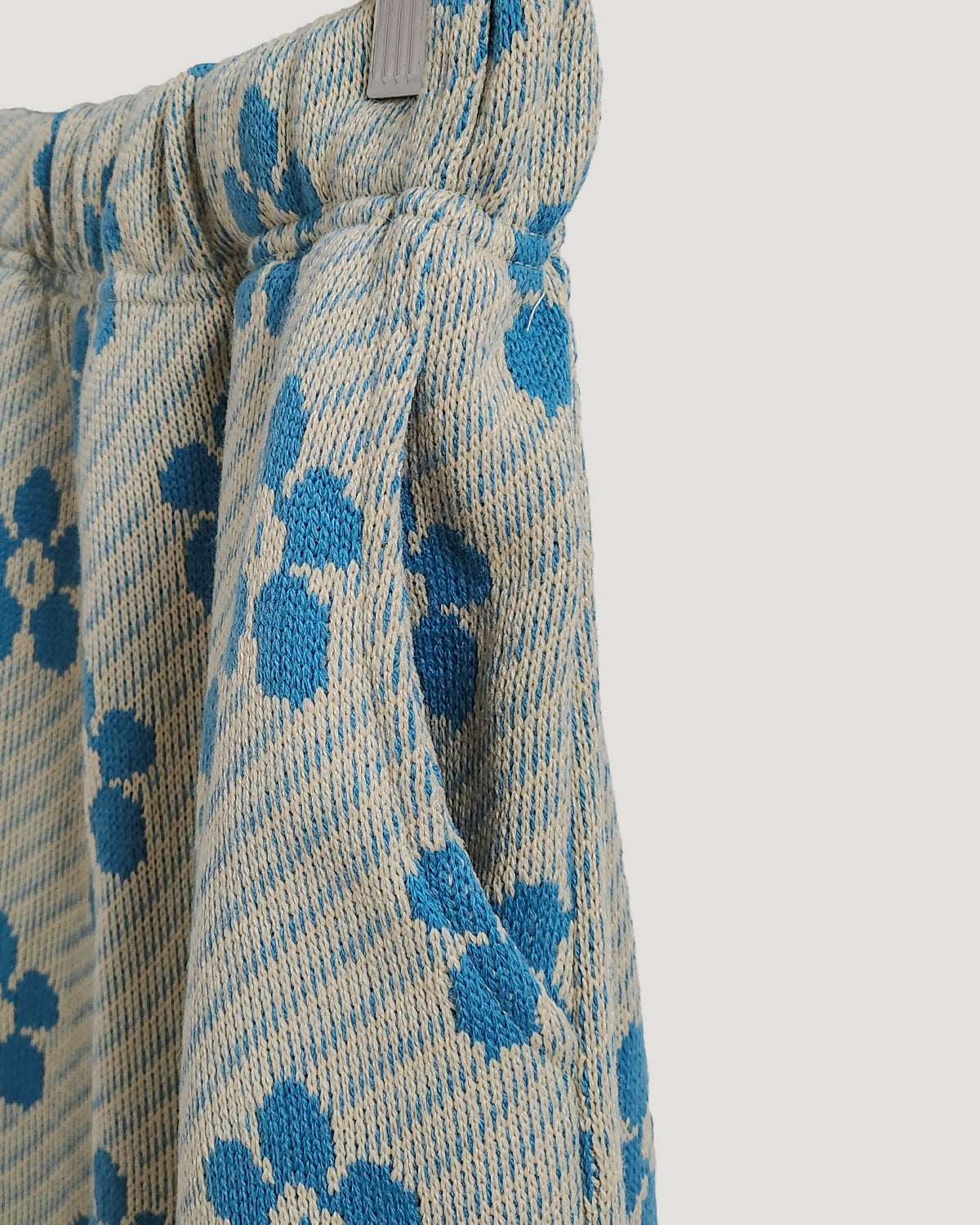 flower jacquard pants