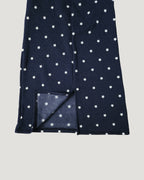 star pattern knit long skirt