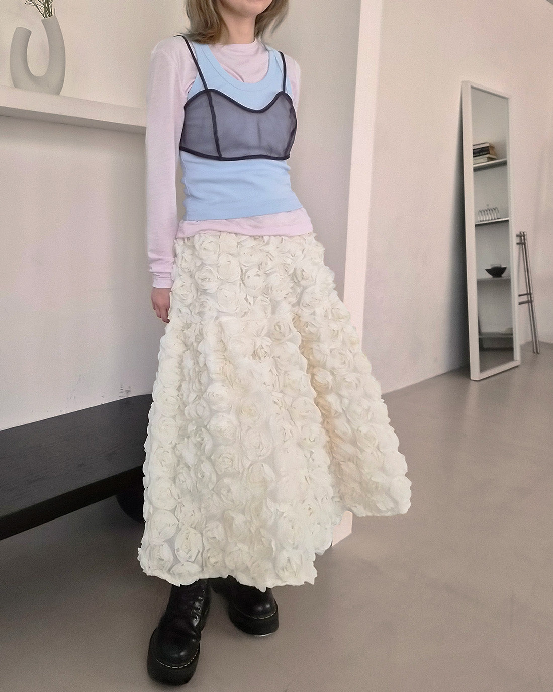 sheer short bustier