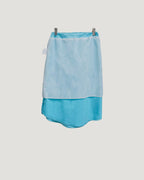 satin midi skirt