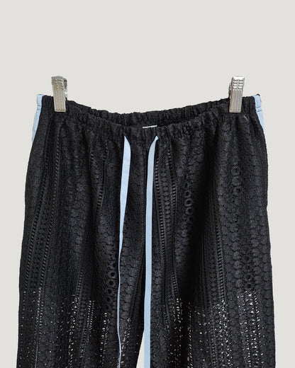 lace sheer line pants