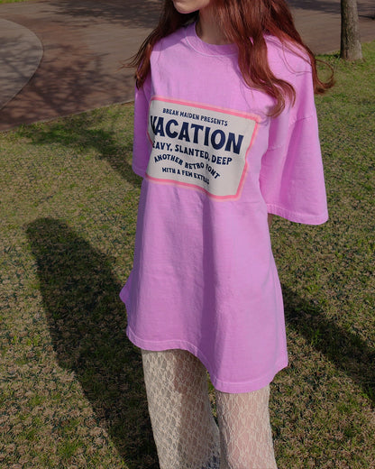 vacation box logo oversize T