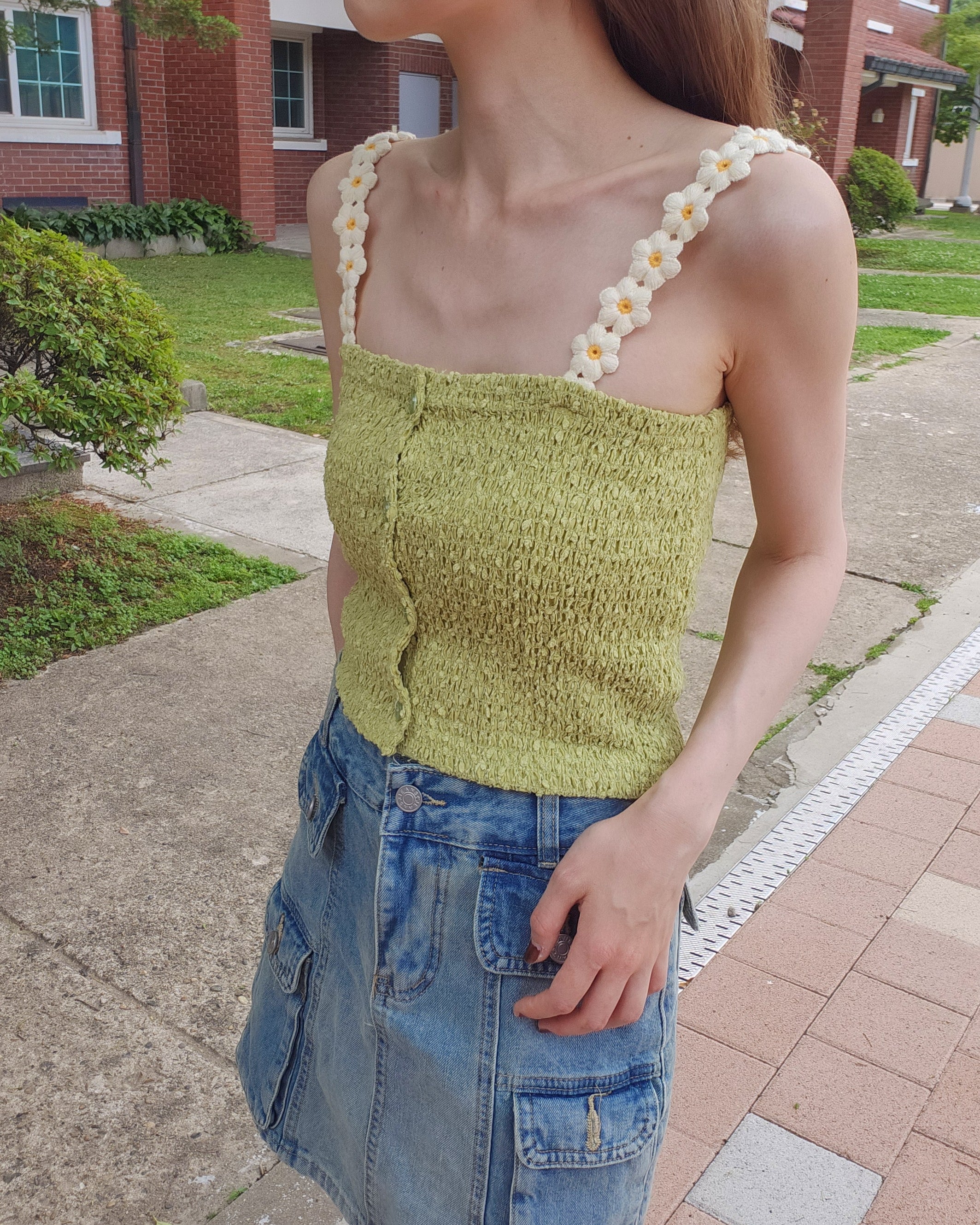 flower bustier