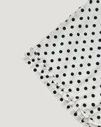 polka dot hem frill skirt