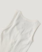 studs point rib tank top