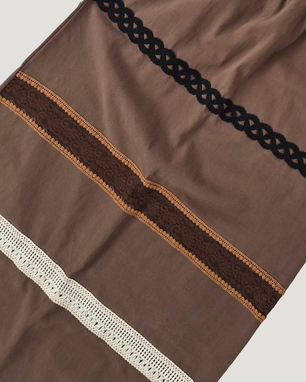 fringe design long skirt