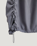 side shirring long skirt