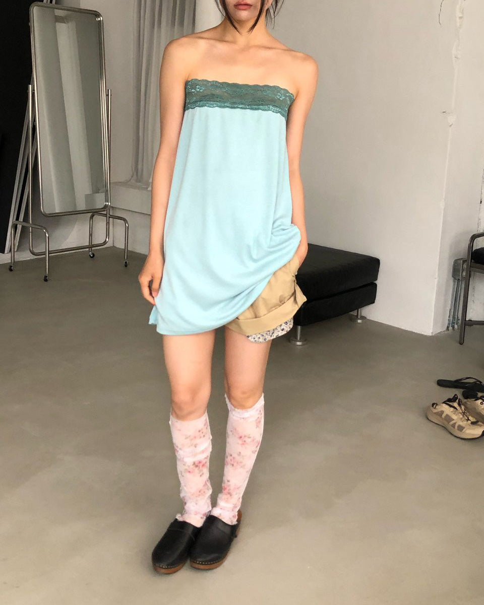 flower sheer leg warmers