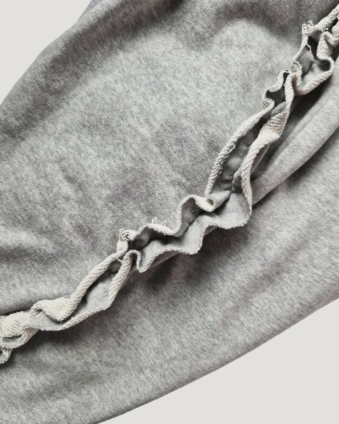 side frill sweat pants