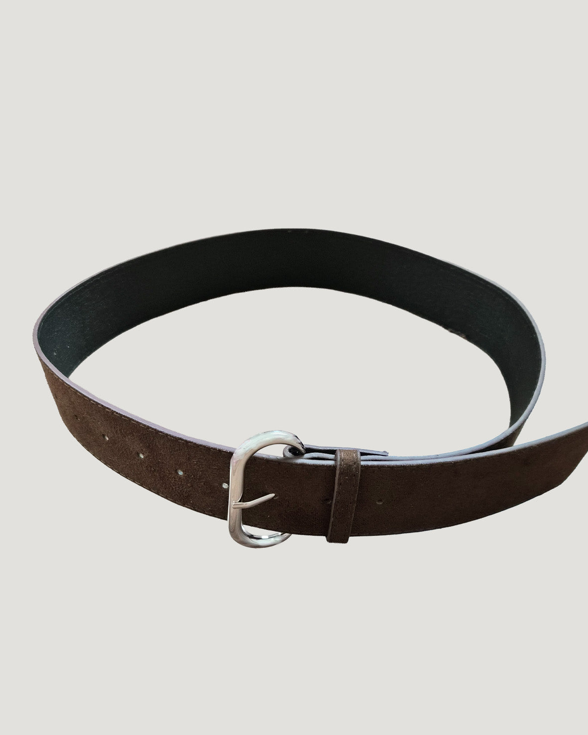 faux suede wide belt