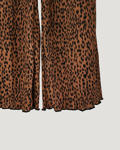 leopard mellow pants