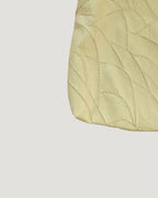 stitch pattern faux leather shoulder bag
