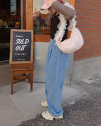 heart pocket corduroy pants
