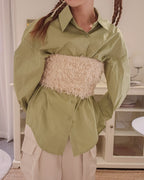 shaggy bustier