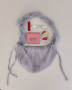 tulle shirring frill bag