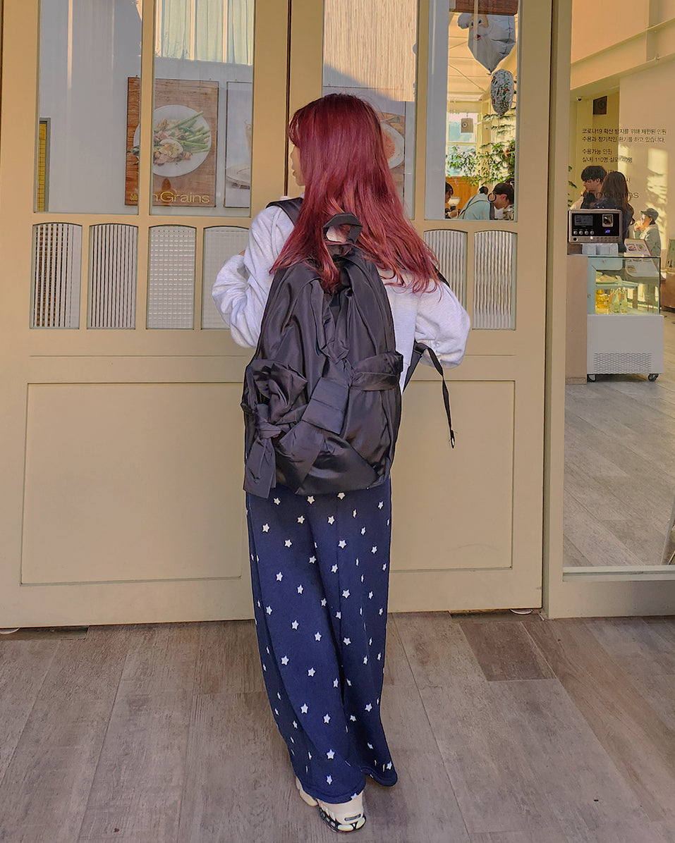 big ribbon backpack